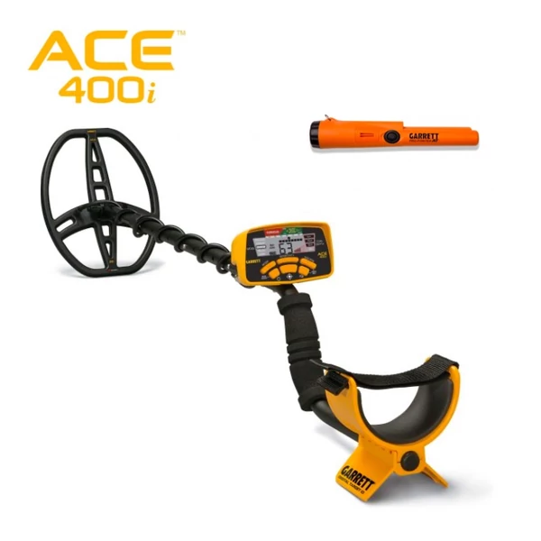 Garrett ACE 400i fémkereső detektor ajándék kiegészítőkkel + Pro Pointer AT
