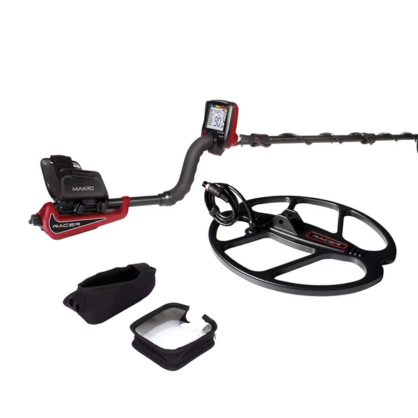Makro Racer fémkereső detektor 40 x 33,5 cm-es mélykereső fejjel + esővédő